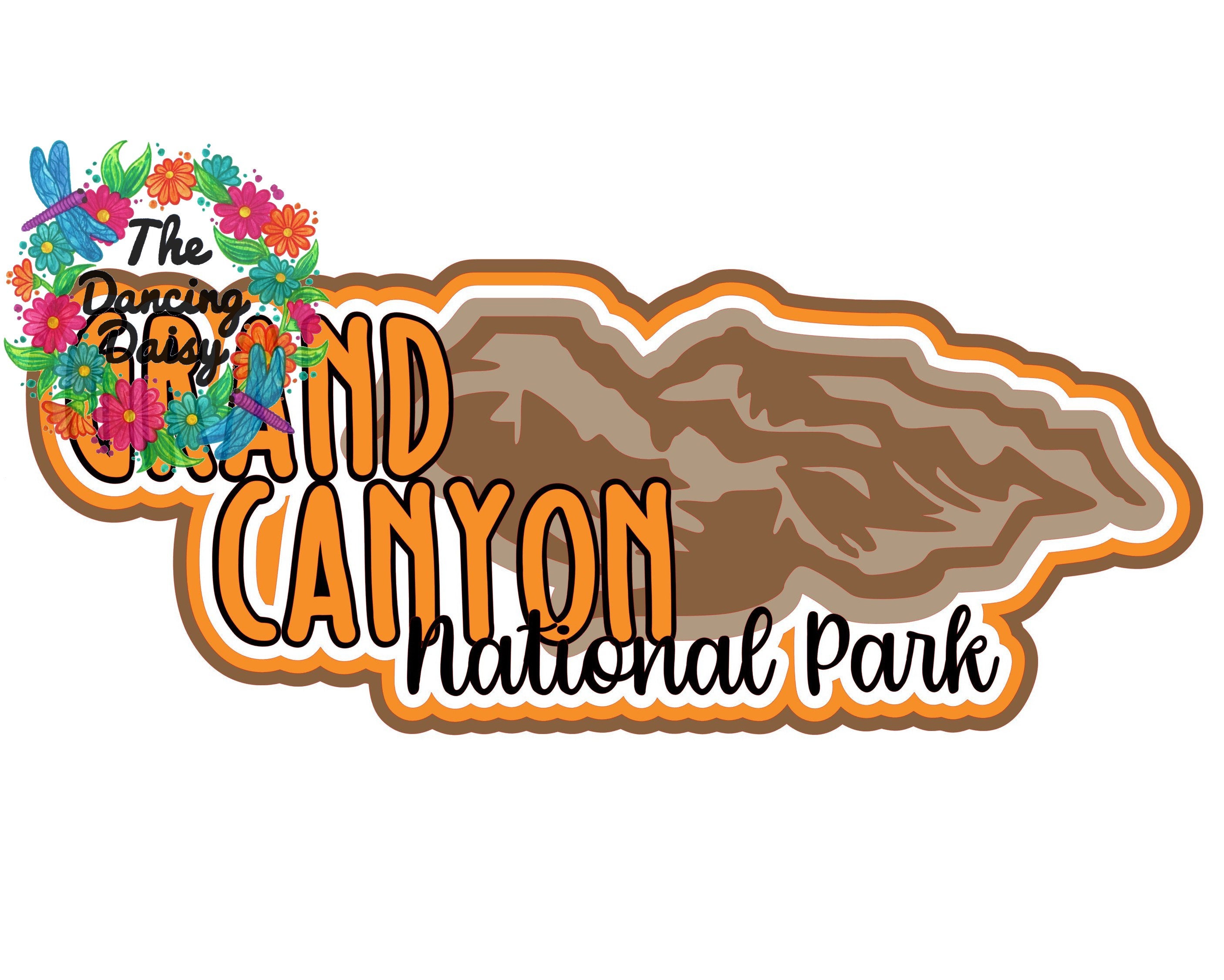 SVG DIGITAL FILE Grand Canyon National Park die cut Etsy