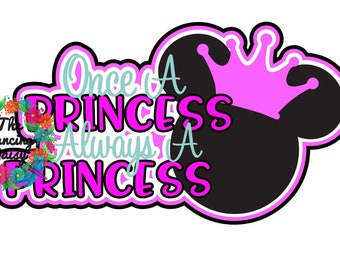 SVG DIGITAL DESIGN - Once a Princess, Always a Princess