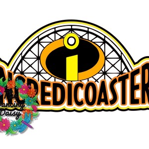SVG DIGITAL FILE -  Incredicoaster