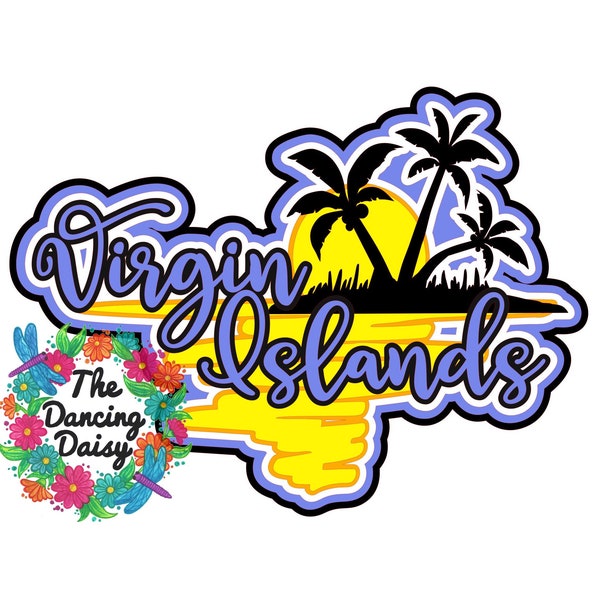 SVG DIGITAL FILE -  Virgin Islands