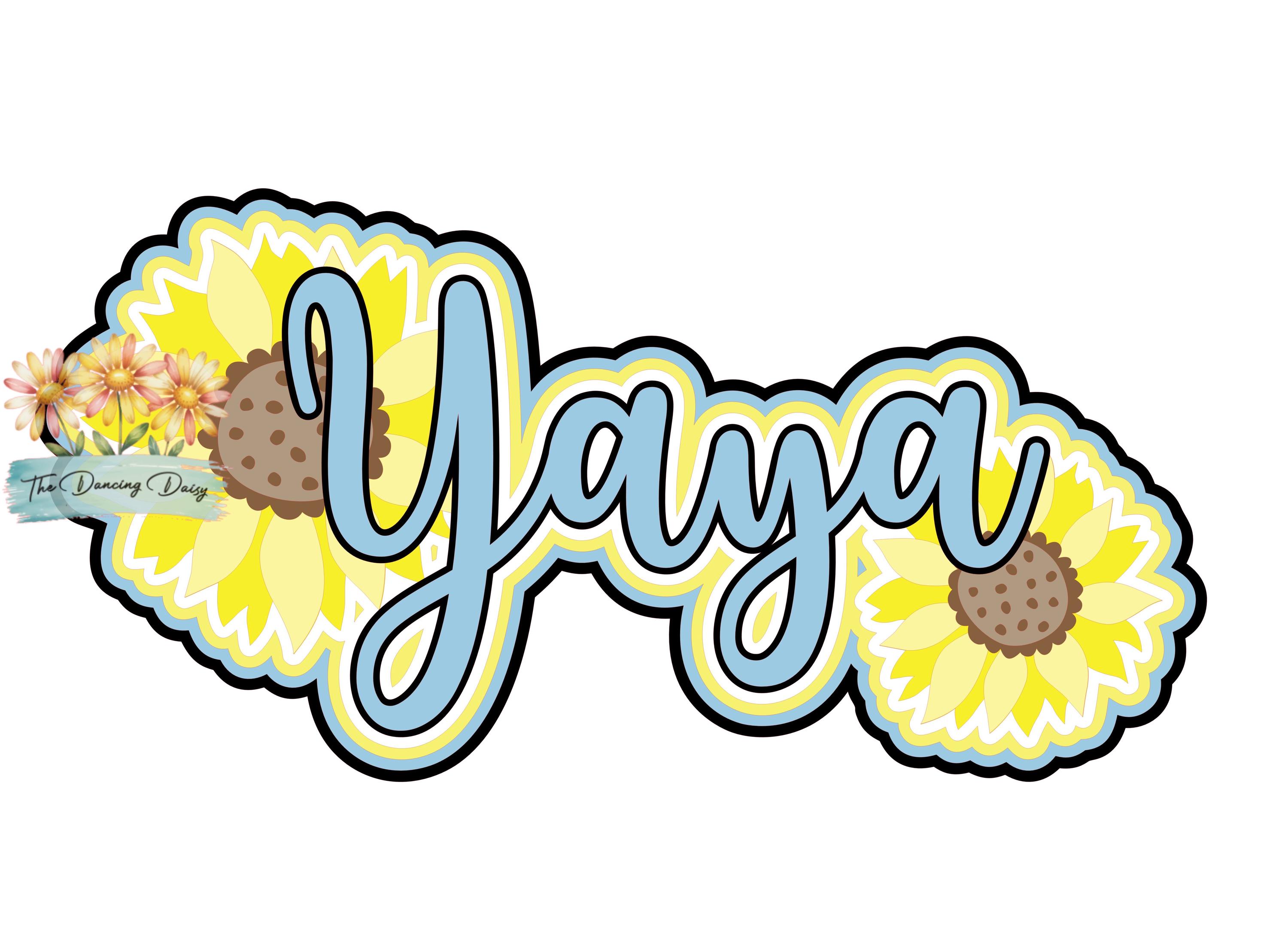 Yaya Sticker - Etsy