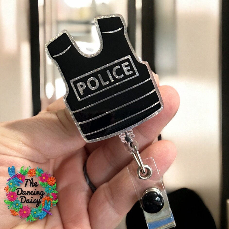 Police Vest / bullet proof - badge reel