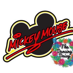 SVG DIGITAL FILE - Mickey Mouse autograph
