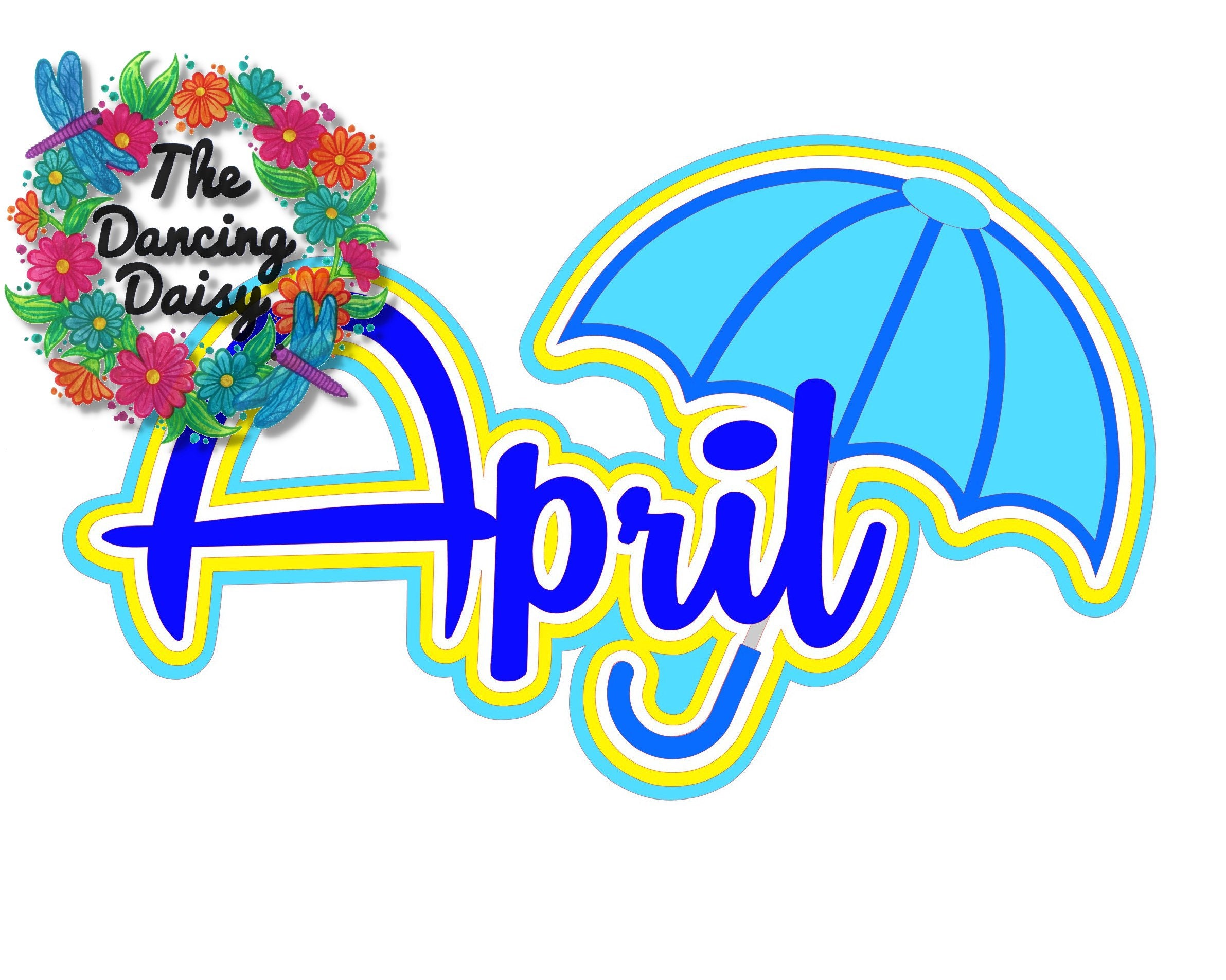 SVG DIGITAL FILE - Month April - Etsy