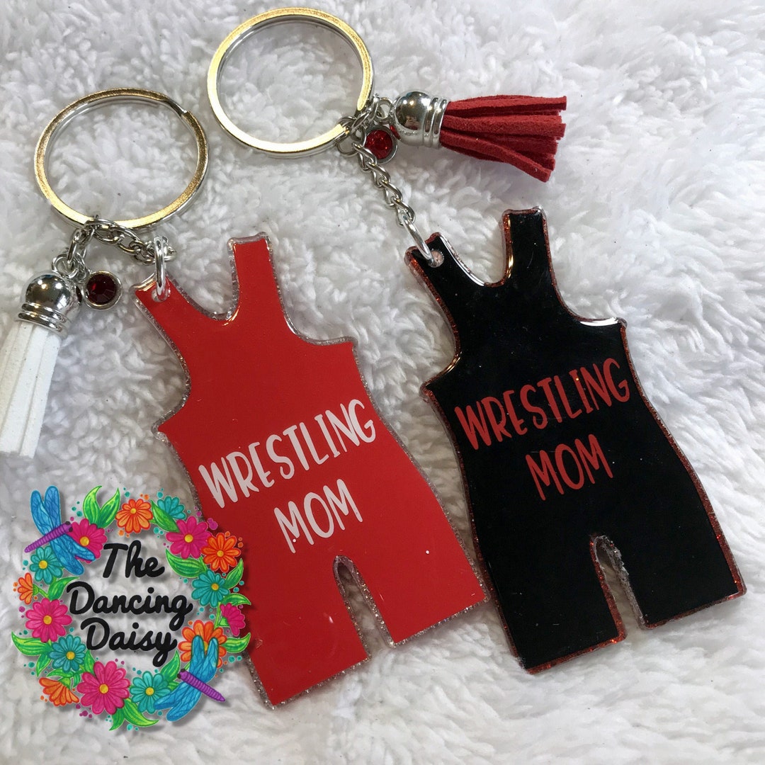 Wrestling Singlet Custom Acrylic Keychain Etsy