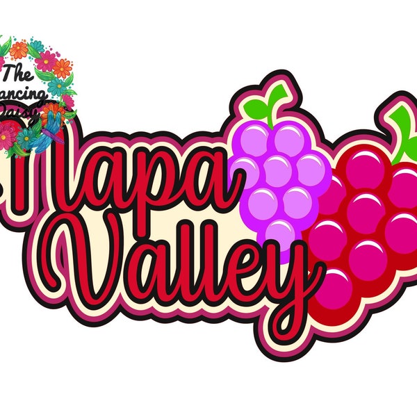 SVG DIGITAL FILE - Napa Valley - Wine