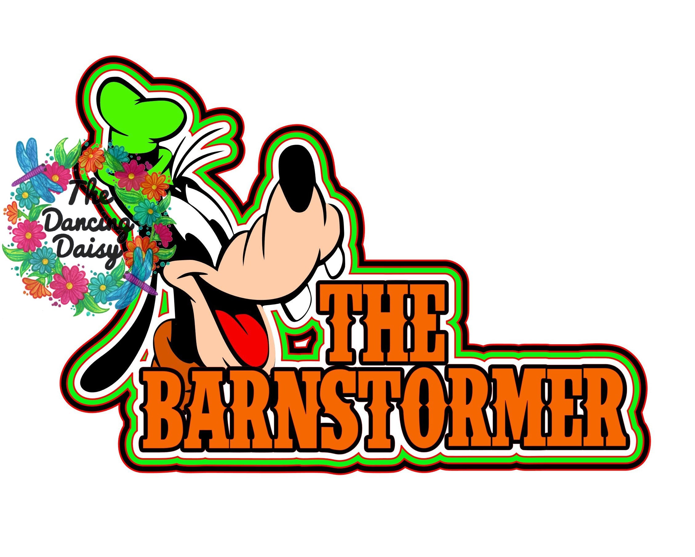 Download SVG DIGITAL FILE Disney Goofy The Barnstormer die cut | Etsy