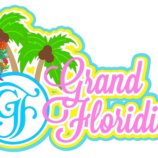 SVG DIGITAL FILE - Grand Floridian resort title