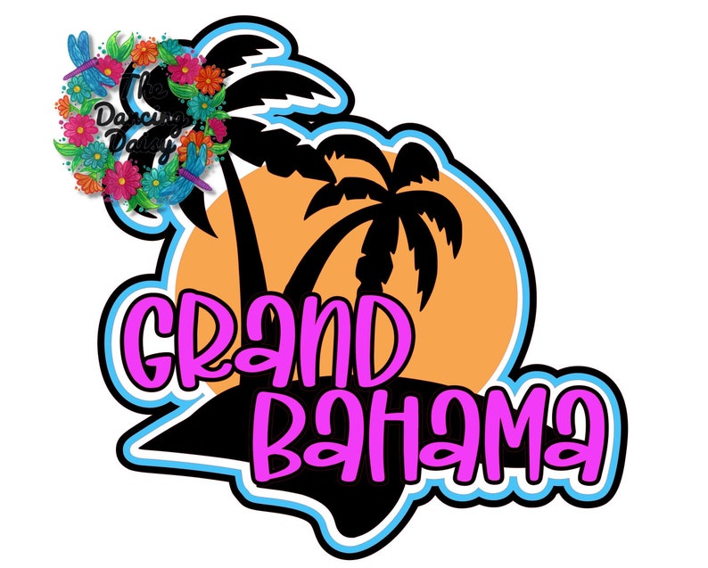 SVG DIGITAL FILE Grand Bahama Vacation / Travel Etsy