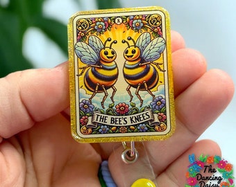 THE BEE'S KNEES Tarot Card -  badge reel