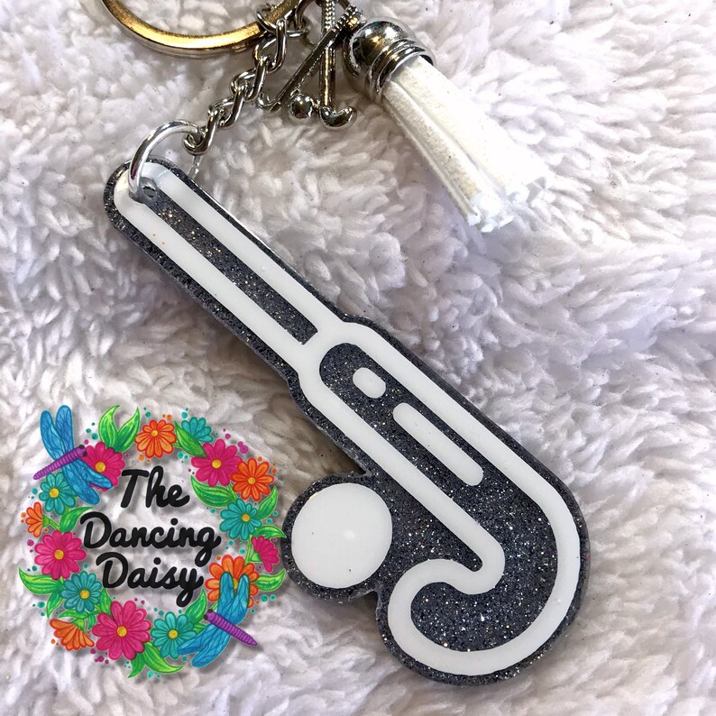 Field Hockey Stick and Ball Acrylic Keychain Etsy