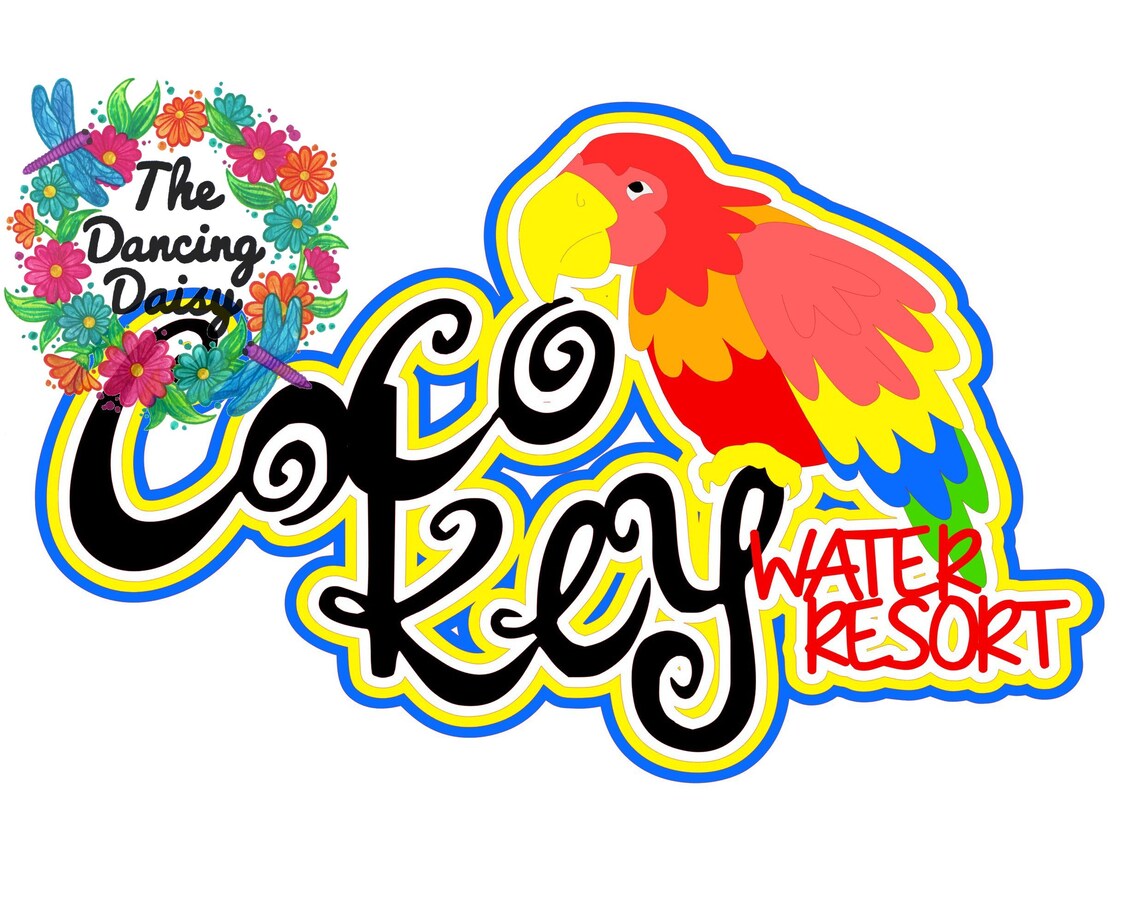 SVG DIGITAL FILE Orlando Coco Key Water Resort Florida die Etsy