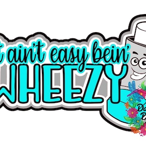 SVG DIGITAL FILE -  Asthma Inhaler - Wheezy