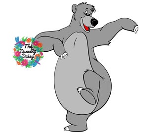 SVG DIGITAL FILE - Baloo - Jungle Book