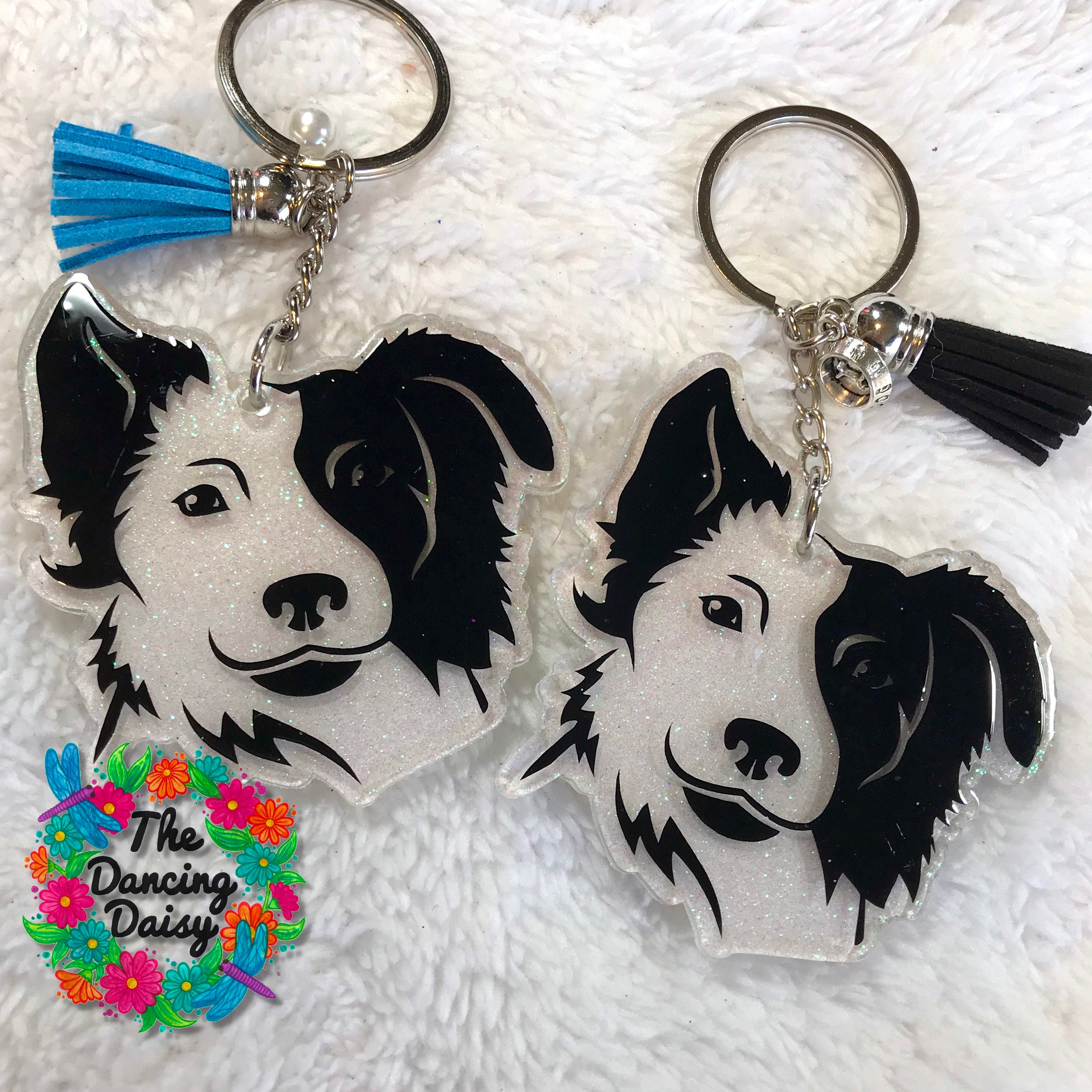 Border collie best sale keychain