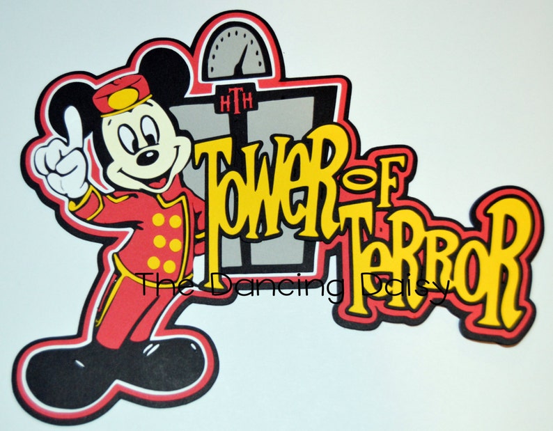 SVG DIGITAL FILE Tower of Terror / Hollywood Hotel Disney