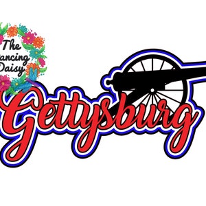 SVG DIGITAL File - Gettysburg Pennsylvania