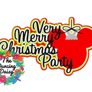 SVG DIGITAL FILE - Very Merry Christmas Party