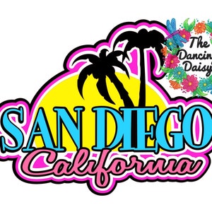 SVG DIGITAL FILE - San Diego California