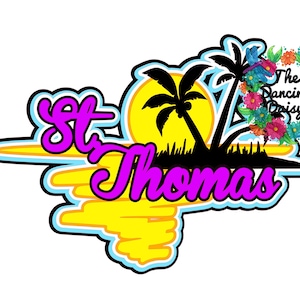 SVG DIGITAL FILE - St. Thomas travel