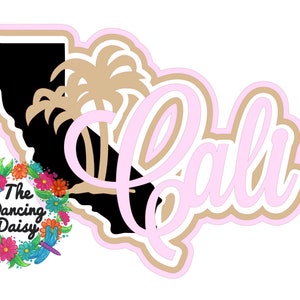 SVG DIGITAL FILE - United States California Cali