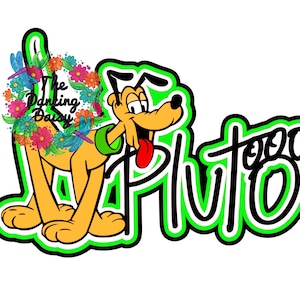 SVG DIGITAL FILE - Pluto autograph