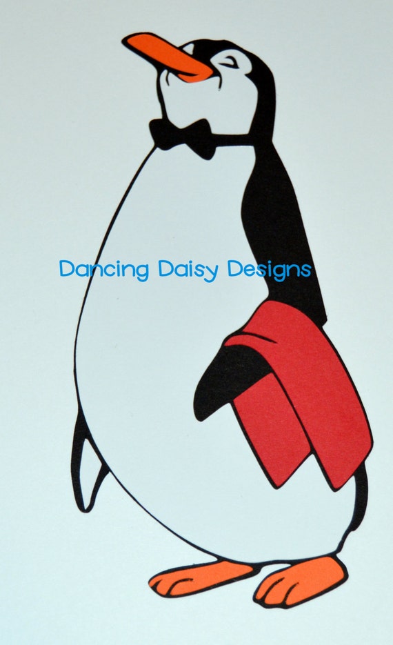 SSFF Printed Scrapbook Page Paper Piece Piecing Disney Mary Poppins PENGUINS