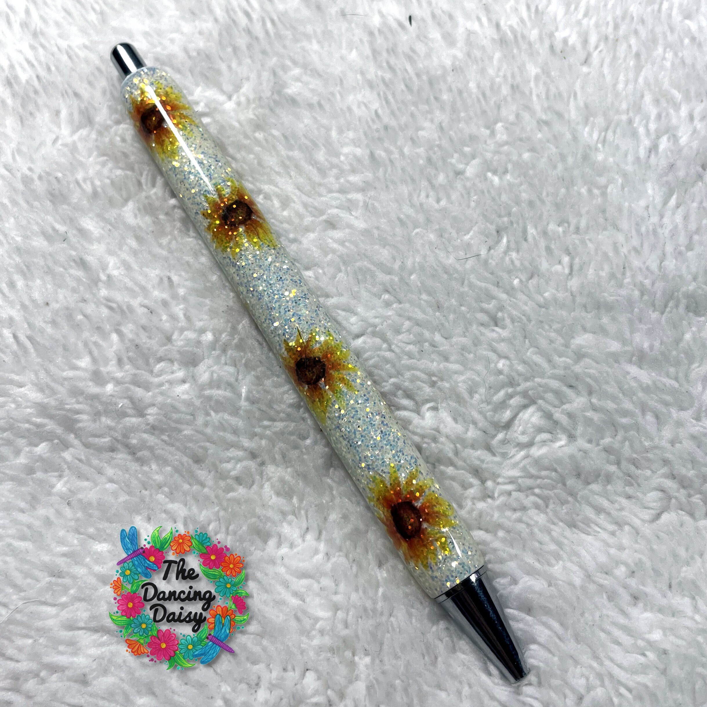 Fulmoon 48 Pcs Flower Pens Bulk Sunflower Butterfly Pens 0.5 mm 0.7 mm  Novelty Pens Fun Pens for Adults Floral Pens Cute Gel Ink Pen Ballpoint  Writing