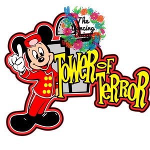 SVG DIGITAL FILE  - Tower of Terror / Hollywood Hotel