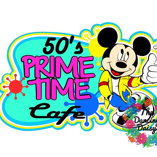 SVG DIGITAL FILE - 50's Prime Time Cafe