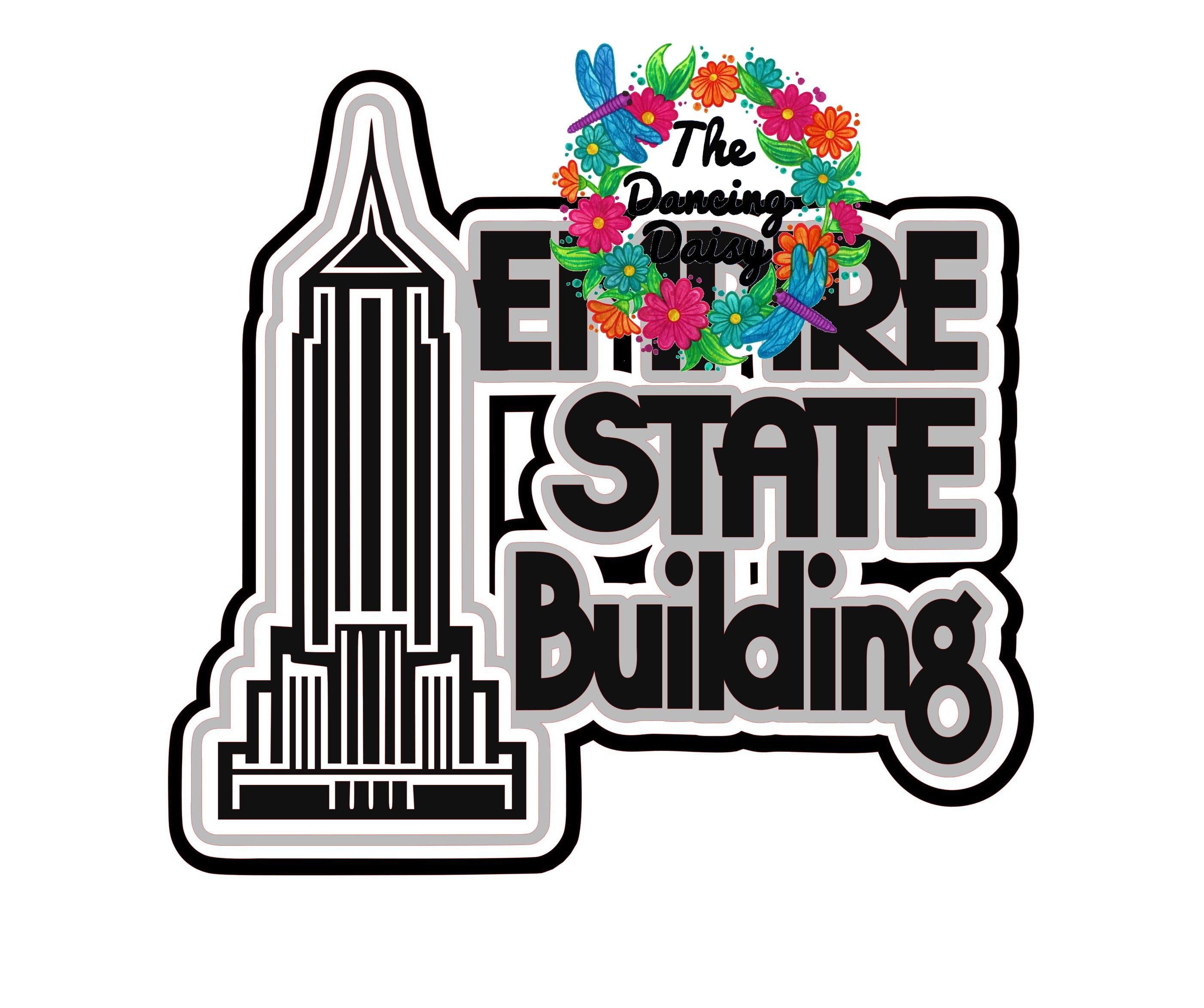 Empire State Building Die Cut: New York Scrapbook Embellishment - Etsy
