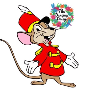 SVG DIGITAL FILE - Timothy Q Mouse, Dumbo