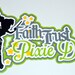 Disney die cut, Disney scrapbooking, Tinkerbell scrapbooking, Tinkerbell Die cut, Tinkerbell, Faith Trust Pixie Dust, Disney Peter Pan