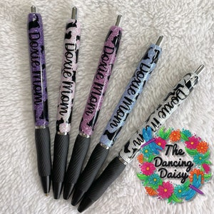 Refillable Dachshund / Doxie Mom glitter epoxy gel pen image 5