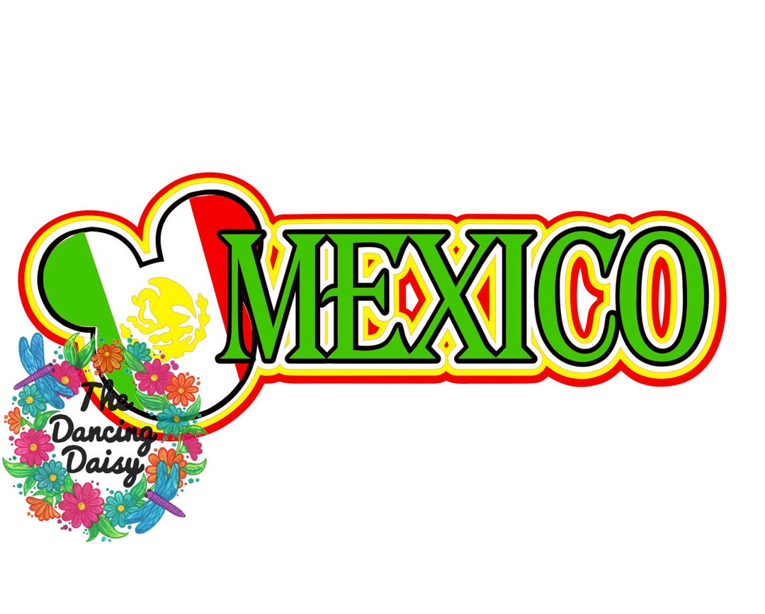 EPCOT World Showcase Mexico Die Cut Scrapbooking Title - Etsy