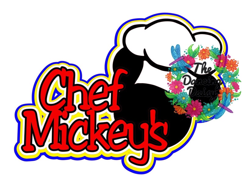 Download SVG DIGITAL FILE Chef Mickey's die cut Disney dining | Etsy
