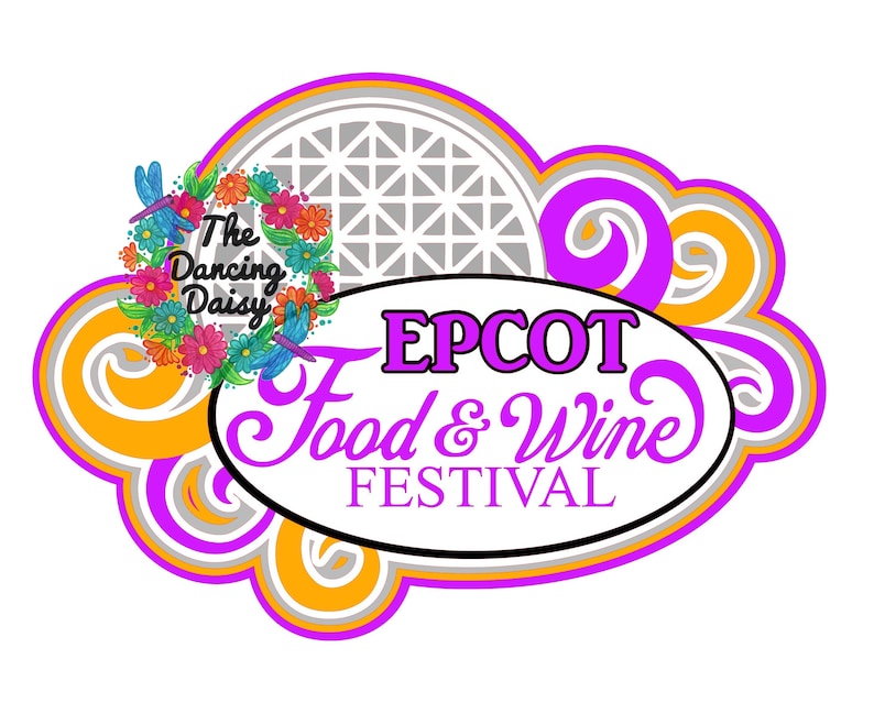 SVG DIGITAL FILE Disney Epcot Food and Wine Festival die ...