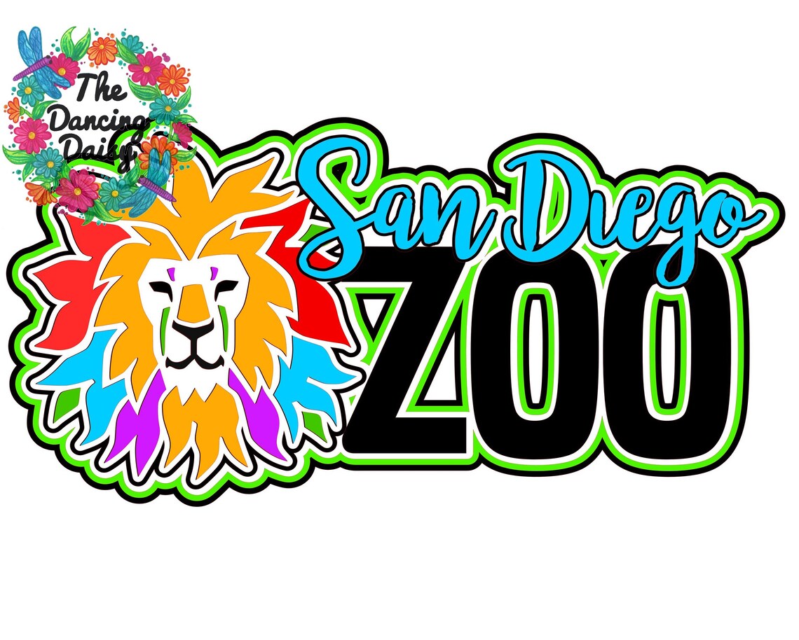 SVG DIGITAL File San Diego Zoo die cut Etsy