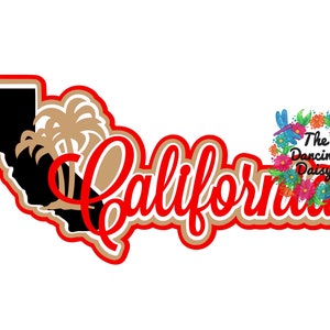 SVG DIGITAL FILE - California, United States