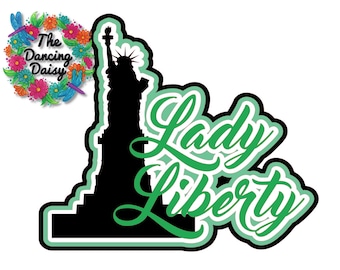 SVG DIGITAL FILE - New York Statue of Liberty - Lady Liberty
