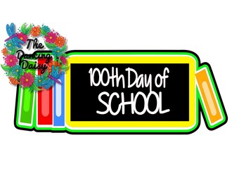 Digitale SVG-Datei – 100. Schultag