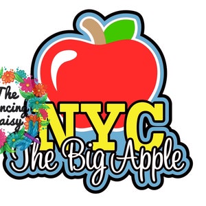 SVG DIGITAL FILE - New York city  the big apple