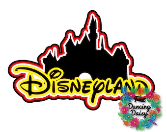 SVG DIGITAL FILE -  Disneyland Castle