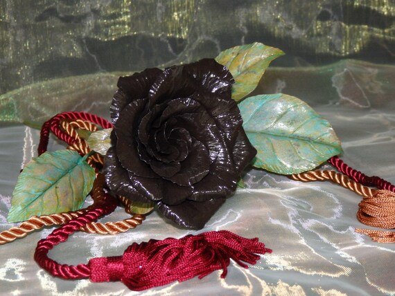 Bittersweet Chocolate Forged Copper Garden Rose - Etsy
