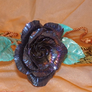 Midnight Blue Forged Steel Garden Rose