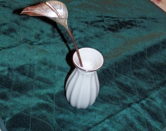 Mini Silver Plated Forged Copper Calla Lily