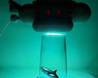Submarine Desk Lamp Underwater Ocean Sea Life Bedroom Night Light Home Office Whale Shark