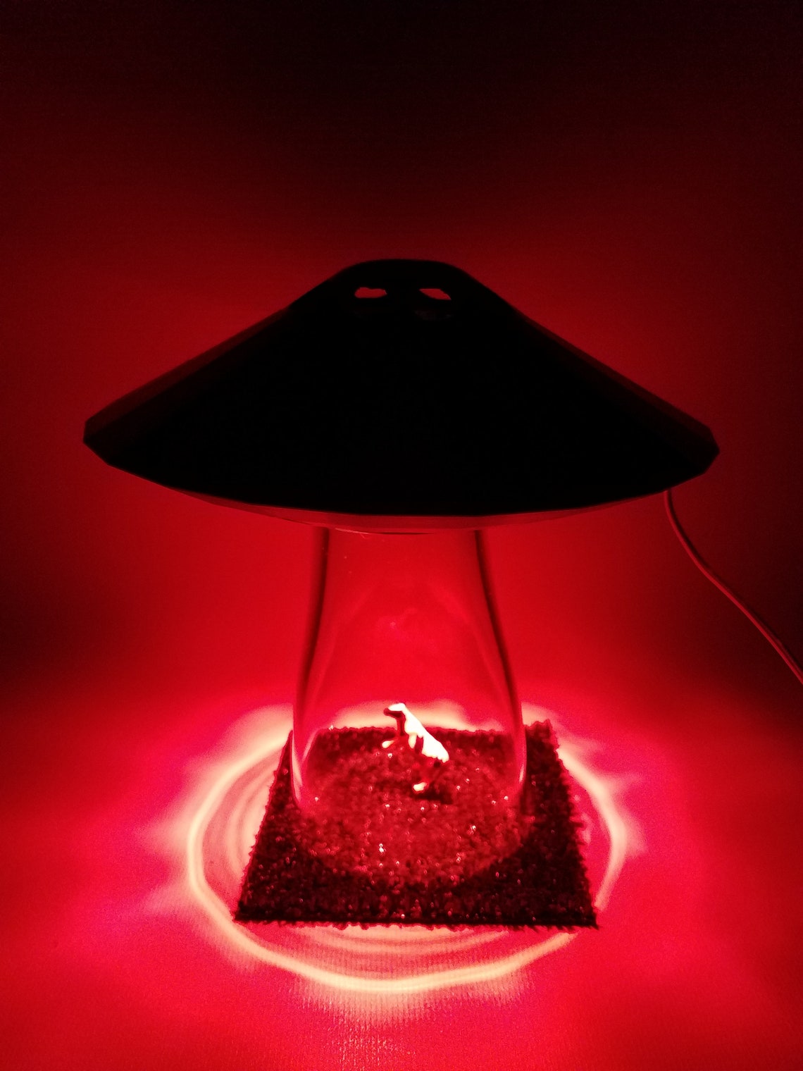 UFO lámpara de escritorio alien vaca secuestrar granja de | Etsy