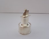 Barware, Bottle Pour Spout, William Adams Italy Silverplate Drip Stopper, Home Decor, Entertaining, Pour Spout, Vintage Barware, Pour Spouts