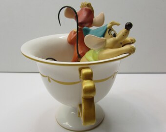 Disney Figurine, Walt Disney Tea for Two Figurine, Walt